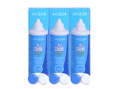 Avizor All Clean Soft linsevæske 3 x 350 ml 