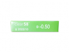 Clear 58 (6 linser)