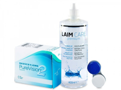 PureVision 2 (6 linser) + Laim-Care Linsevæske 400 ml