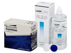 PureVision (6 linser) + Laim Care Linsevæske 400 ml