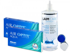 Air Optix Aqua (2x3 linser) + Laim-Care Linsevæske 400ml
