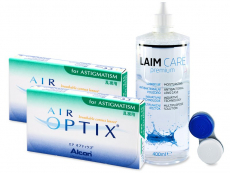 Air Optix for Astigmatism (2x3 linser) + Laim-Care Linsevæske 400ml