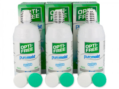 OPTI-FREE PureMoist Linsevæske 3 x 300 ml 