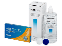 Air Optix Night and Day Aqua (6 linser) + Laim Care Linsevæske 400 ml