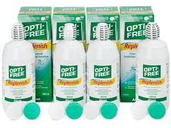 OPTI-FREE RepleniSH Linsevæske 4 x 300 ml 