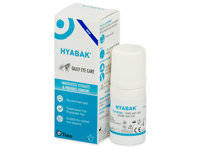 Øjendråber Hyabak 10 ml