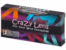 ColourVUE Crazy Lens - Blue Star - uden styrke (2 linser)