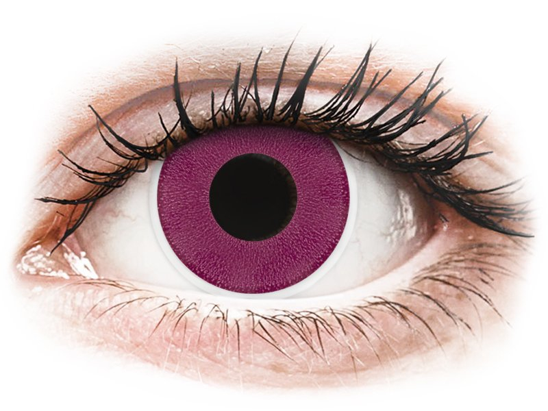 ColourVUE Crazy Lens - Purple - uden styrke (2 linser)