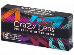 ColourVUE Crazy Lens - White Zombie - uden styrke (2 linser)