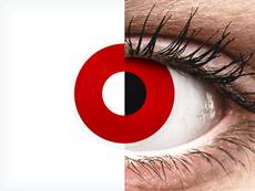 ColourVUE Crazy Lens - Red Devil - med styrke (2 linser)