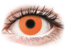 ColourVUE Crazy Glow Orange - uden styrke (2 linser)