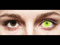 ColourVUE Crazy Glow Yellow - uden styrke (2 linser)