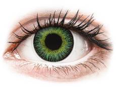 ColourVUE Fusion Green Yellow - med styrke (2 linser)