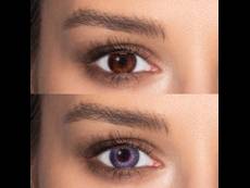 ColourVUE Fusion Violet Gray - uden styrke (2 linser)