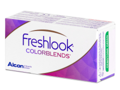 FreshLook ColorBlends Blue - med styrke (2 linser)