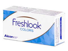 FreshLook Colors Sapphire Blue - med styrke (2 linser)