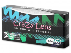 ColourVUE Crazy Lens - White Zombie - endagslinser uden styrke (2 linser)