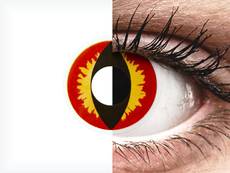 ColourVUE Crazy Lens - Dragon Eyes - endagslinser uden styrke (2 linser)