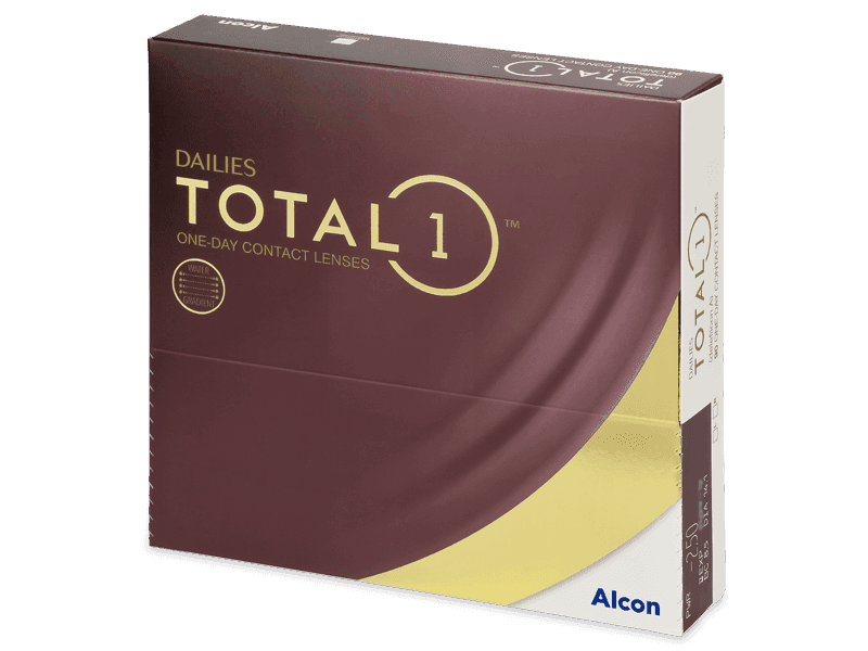 Dailies Total1 endagslinser fra Alcon, æske med 90 linser