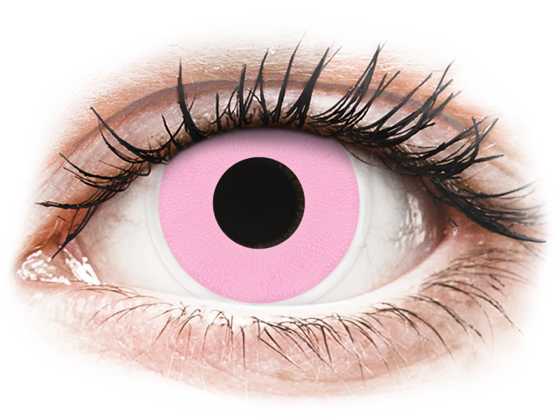 ColourVUE Crazy Lens - Barbie Pink - uden styrke (2 linser)