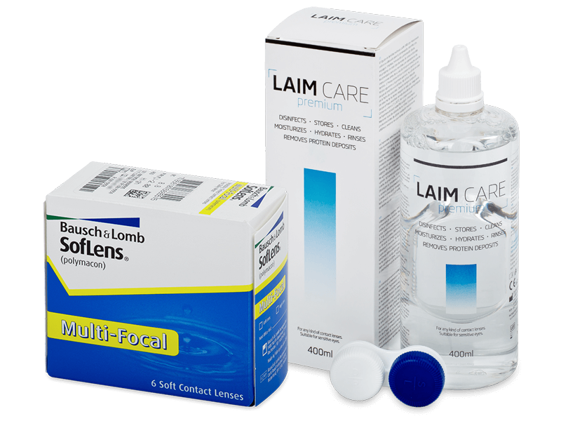 SofLens Multi-Focal (6 linser) + Laim Care Linsevæske 400 ml