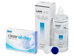 Clear All-Day (6 linser) + Laim Care Linsevæske 400 ml