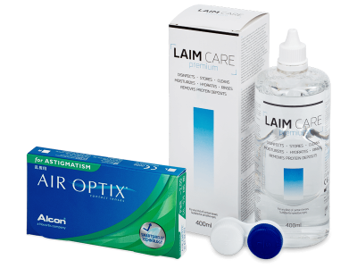 Air Optix for Astigmatism (6 linser) + Laim Care Linsevæske 400 ml
