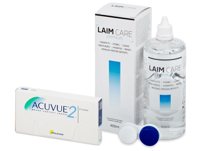 Acuvue 2 (6 linser) + Laim-Care Linsevæske 400 ml