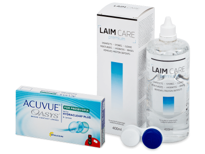 Acuvue Oasys for Presbyopia (6 linser) + Laim-Care Linsevæske 400 ml