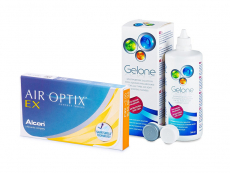 Air Optix EX (3 linser) + Gelone Linsevæske 360 ml