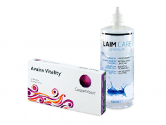 Avaira Vitality (6 linser) + Laim-Care Linsevæske 400 ml