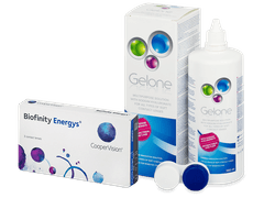 Biofinity Energys (3 linser) + Gelone Linsevæske 360 ml