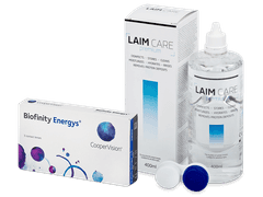 Biofinity Energys (3 linser) + Laim Care Linsevæske 400 ml