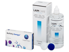 Biofinity Energys (3 linser) + Laim-Care Linsevæske 400 ml