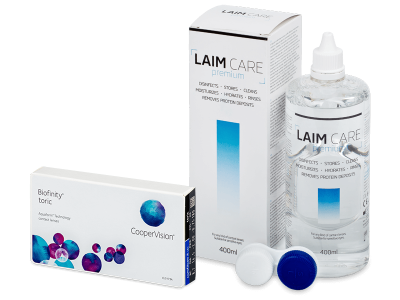 Biofinity Energys (6 linser) + Laim-Care Linsevæske 400 ml