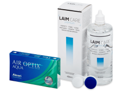 Air Optix Aqua (6 linser) + Laim Care Linsevæske 400 ml