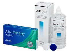 Air Optix Aqua (6 linser) + Laim Care Linsevæske 400 ml