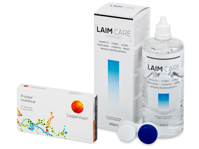 Proclear Multifocal (6 linser) + Laim-Care Linsevæske 400 ml