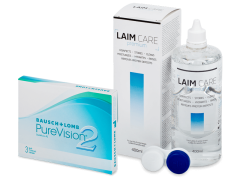PureVision 2 (3 linser) + Laim-Care Linsevæske 400 ml