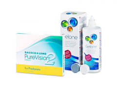 PureVision 2 for Presbyopia (3 linser) + Gelone Linsevæske 360 ml