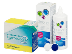 PureVision 2 for Presbyopia (6 linser) + Gelone Linsevæske 360 ml