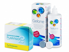 PureVision 2 for Presbyopia (6 linser) + Gelone Linsevæske 360 ml