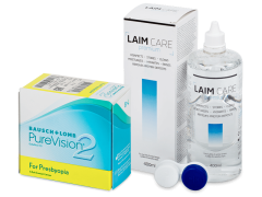 PureVision 2 for Presbyopia (6 linser) + Laim-Care Linsevæske 400 ml