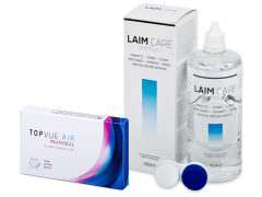 TopVue Air Multifocal (3 linser) + Laim-Care Linsevæske 400 ml