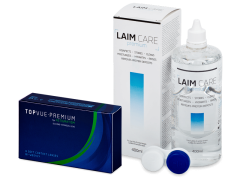 TopVue Premium for Astigmatism (6 linser) + Laim-Care 400 ml