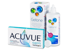 Acuvue Oasys with Transitions (6 linser) + Gelone linsevæske 360 ml