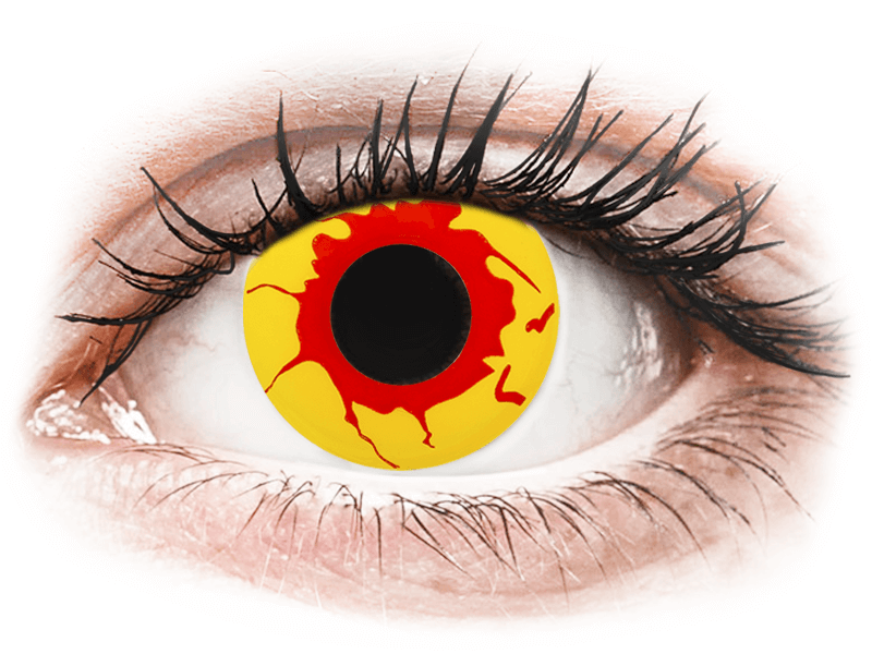 ColourVUE Crazy Lens - Reignfire - endagslinser uden styrke (2 linser)