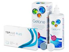TopVue Monthly Plus (6 linser) + Gelone Linsevæske 360 ml
