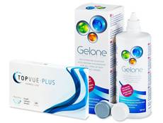 TopVue Monthly Plus (6 linser) + Gelone Linsevæske 360 ml