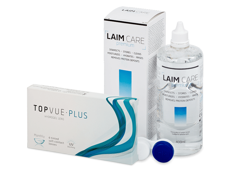 TopVue Monthly Plus (6 linser) + Laim-Care Linsevæske 400 ml